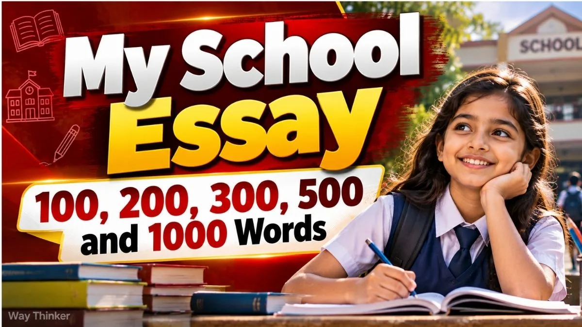My School Essay in English – 100, 200, 300, 500 & 1000 Words